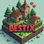 Логотип 🌀 BestixWorld 🌀 Без модов, новая броня, оружие 🌀 сервер Майнкрафт